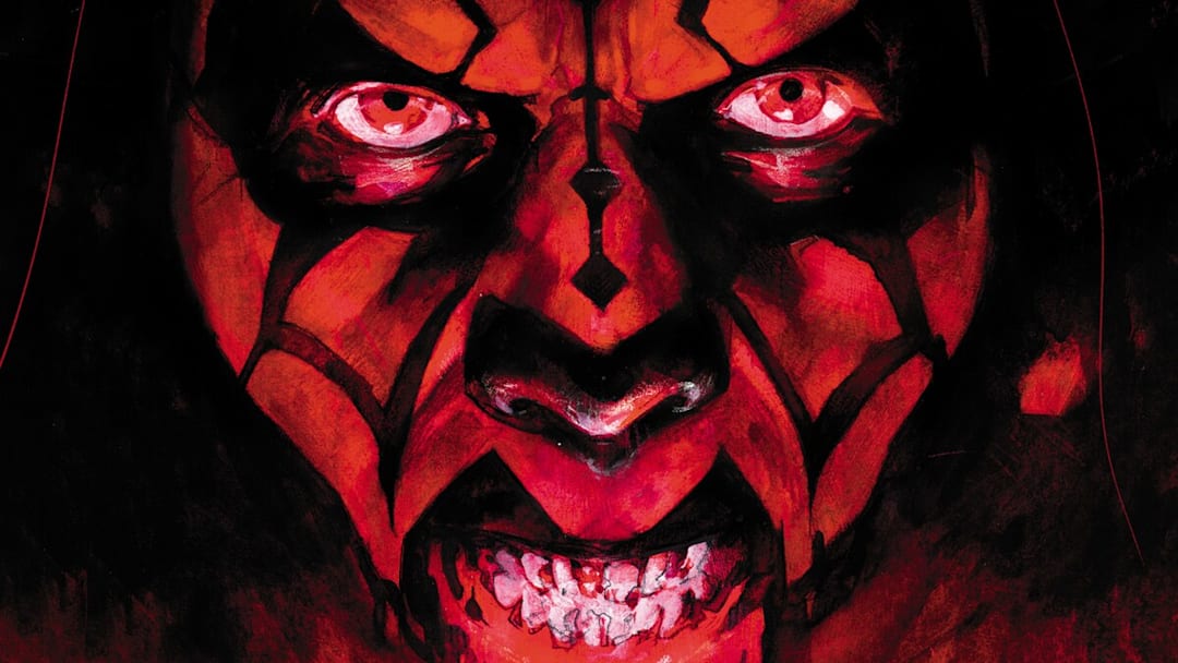 Star Wars: Darth Maul - Black, White, and Red Cover. Image Credits: Marvel Comics