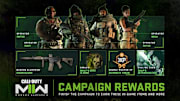 The Call of Duty: Modern Warfare II Campaign gives out several rewards that can be used in Multiplayer and Special Ops, as well as in Warzone 2.0.