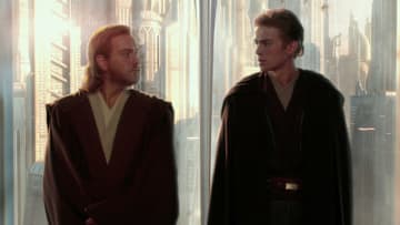 Star Wars: Episode II - Attack of the Clones. Obi-Wan Kenobi and Anakin Skywalker. Image Credit: StarWars.com