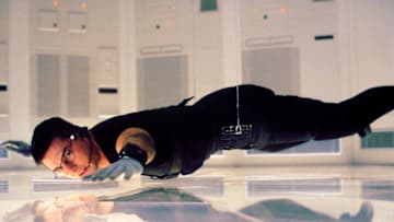 In the first installment of the popular Mission: Impossible franchise, Tom Cruise stars as Ethan Hunt, a secret agent framed for the deaths of his espionage team. Fleeing from government assassins, breaking into the CIAÕs most impenetrable vault, clinging to the roof of a speeding bullet train, Hunt races like a burning fuse to stay one step ahead of his pursuers... and draw one step closer to discovering the shocking truth. Mission: Impossible is one of the five iconic and acclaimed feature