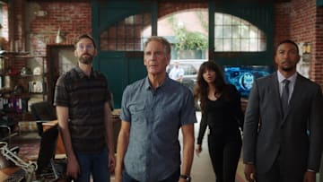 "Something in the Air, Part I" -- As New Orleans grapples with the effects of Covid-19, Pride sends Tammy and Carter to investigate a suspicious death aboard a humanitarian ship docked offshore, where once on board they learn that some of the crew have become infected with the deadly disease. Also, Wade is overwhelmed by the amount of bodies coming into the morgue due to Covid-19, on the seventh season premiere of "NCIS: NEW ORLEANS," Sunday, Nov. 8 (10:00-11:00 PM, ET/PT) on the CBS Television