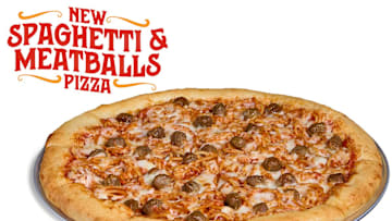 Cici's Spaghetti & Meatballs Pizza