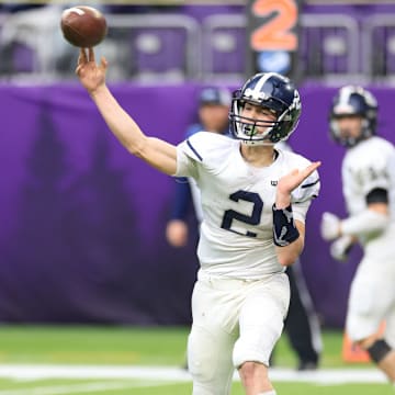 Jackson County Central quarterback Roman Voss.