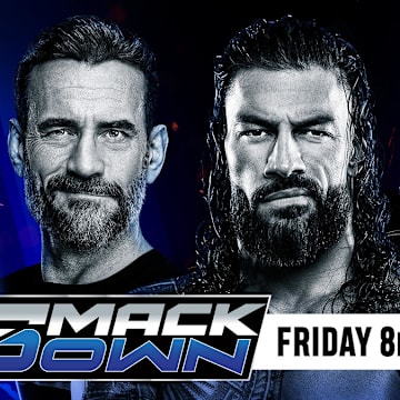 CM Punk, Roman Reigns and Seth Rollins brawl on SmackDown