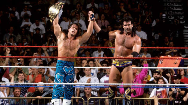 Shawn Michaels and Razor Ramon at SummerSlam '95