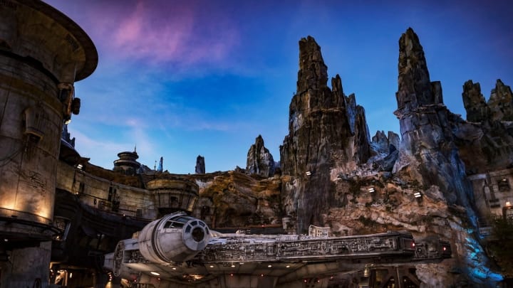 Millennium Falcon at Galaxy's Edge - credit: Disney