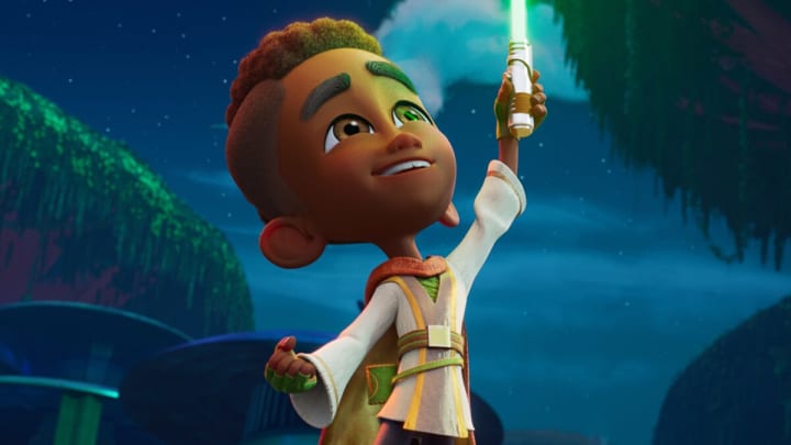 Jamaal Avery Jr. as Kai Brightstar in Disney and Star Wars 'Young Jedi Adventures.' Photo credit: StarWars.com