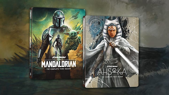 Star Wars The Mandalorian Season 3 and Ahsoka Season 1 SteelBook. Image Credit: StarWars.com