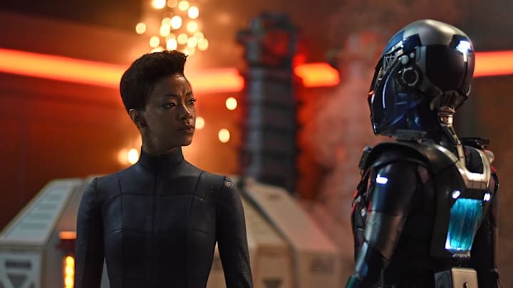 Such Sweet Sorrow, Part 2 -- Ep#214 -- Pictured: Sonequa Martin-Green as Burnham of the CBS All Access series STAR TREK: DISCOVERY. Photo Cr: John Medland/CBS ©2018 CBS Interactive, Inc. All Rights Reserved.