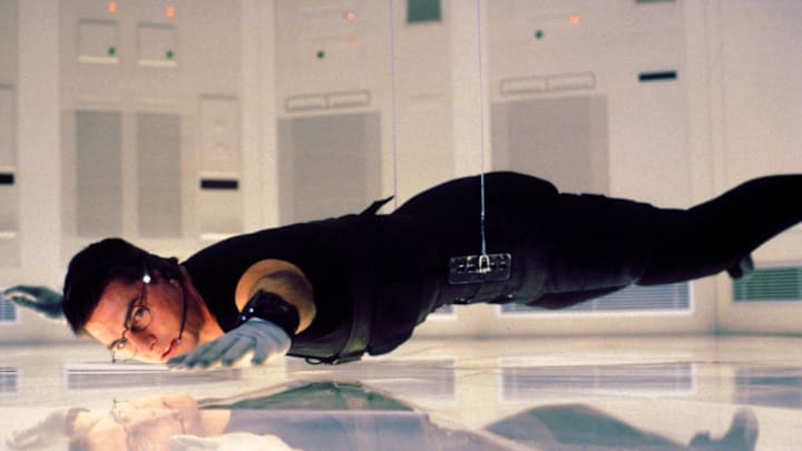 In the first installment of the popular Mission: Impossible franchise, Tom Cruise stars as Ethan Hunt, a secret agent framed for the deaths of his espionage team. Fleeing from government assassins, breaking into the CIAÕs most impenetrable vault, clinging to the roof of a speeding bullet train, Hunt races like a burning fuse to stay one step ahead of his pursuers... and draw one step closer to discovering the shocking truth. Mission: Impossible is one of the five iconic and acclaimed feature