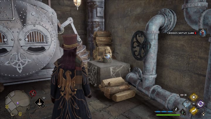 The location of a Demiguise Moon in Hogwarts Legacy.