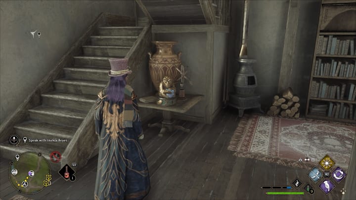 The location of a Demiguise Moon in Hogwarts Legacy.