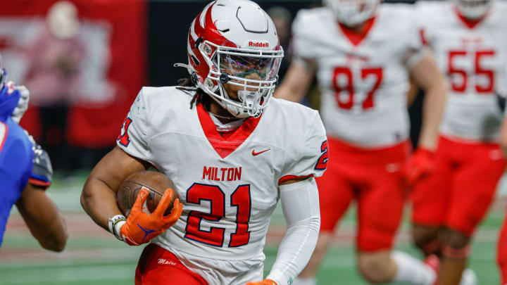 Milton is ranked No. 6 in the SBLive/SI Top 25 preseason high school football rankings. The Eagles face No. 13 Buford in their season opener Friday night. 