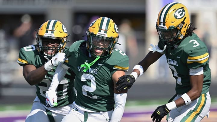 Brandon White (2) led St. Edward (Ohio) past St. Joseph's Prep (Pennsylvania) Saturday, Aug. 31, in high school football.