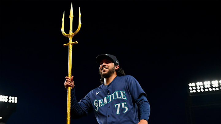 Andrés Muñoz, cerrador mexicano de los Marineros de Seattle Andrés Muñoz, cerrador mexicano de los Marineros de Seattle