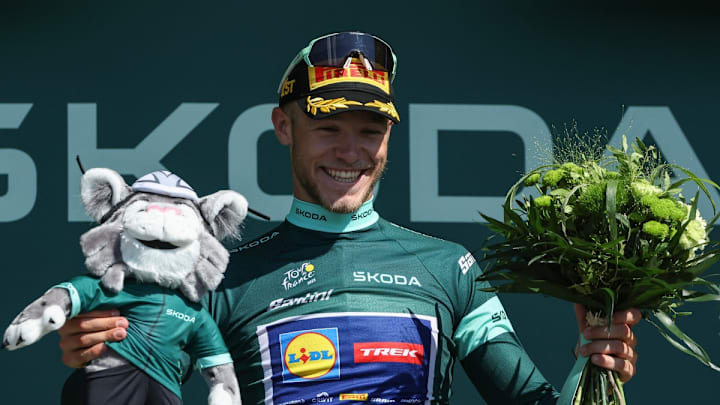 El italiano Jonathan Milan cruzó la meta por delante del belga Wout Van Aert y del australiano Kaden Groves.