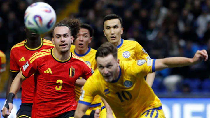 Bélgica no pudo sacar el triunfo ante Kazajistán.