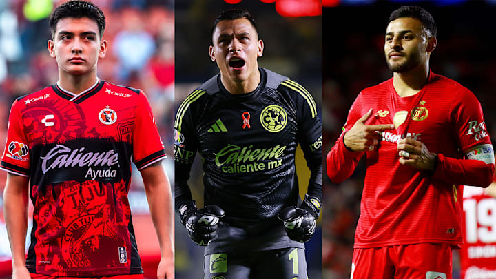 Gilberto Mora, Luis Malagón y Alexis Vega, jugadores de la Liga MX que son llamados por Javier Aguirre a la Selección Mexicana.