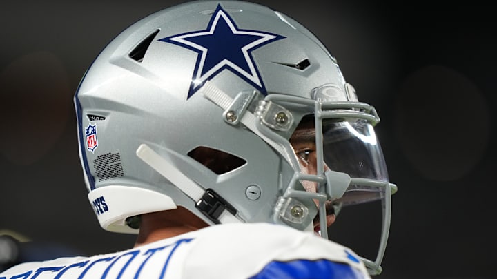 Los avances tecnológicos en busca de la mejor protección de los jugadores de la NFL se desarrolla sin descanso. Aquí Dak Prescott, de Dallas Cowboys.