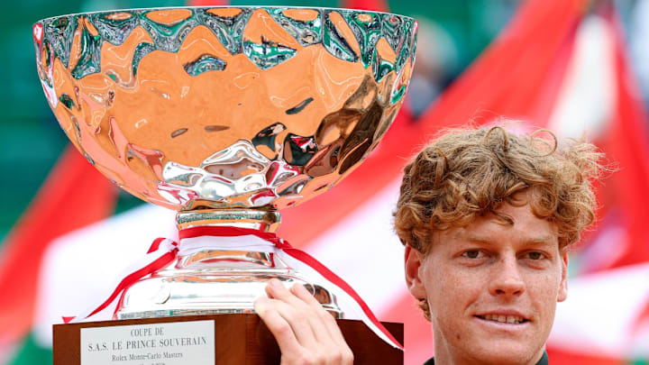 Jannik Sinner celebra el título del Masters 1000 de Montecarlo