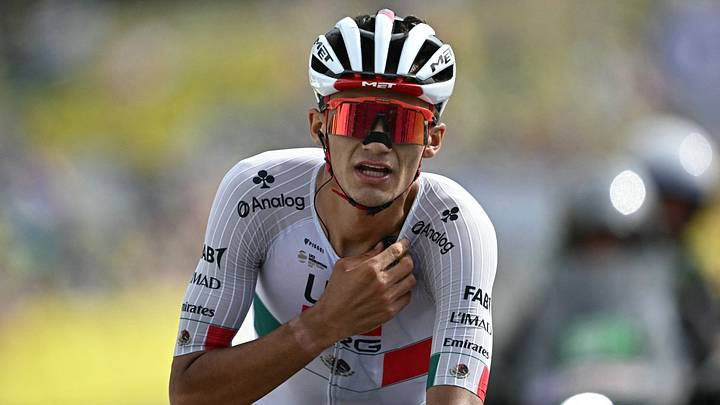 El ciclista mexicano Isaac Del Toro, baluarte del UAE Team Emirates. El ciclista mexicano Isaac Del Toro, baluarte del UAE Team Emirates.