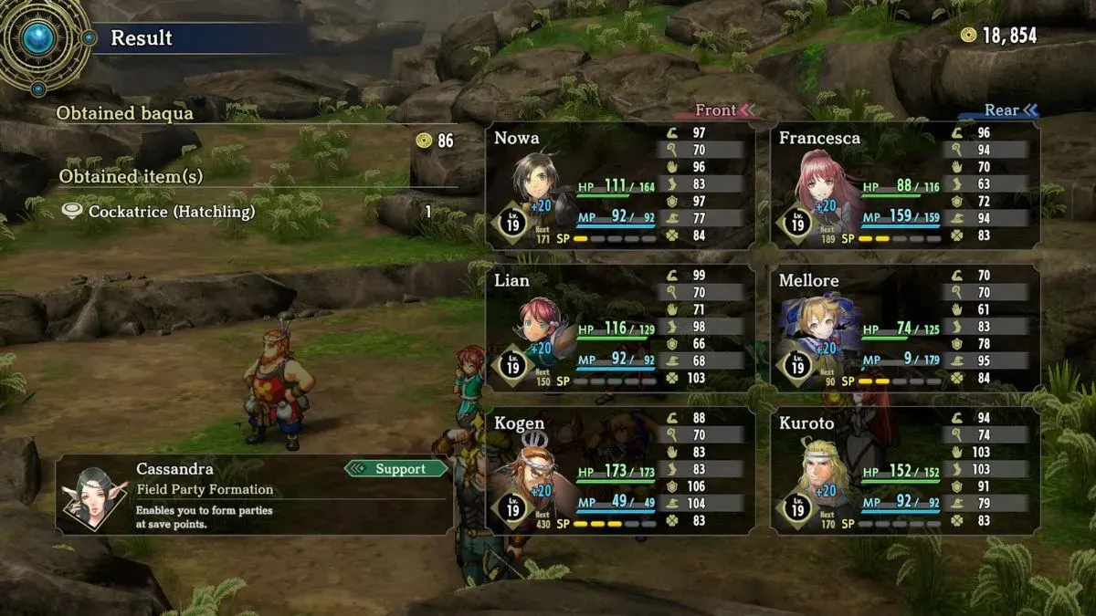 Eiyuden Chronicle Hundred Heroes Beigoma dropped from a monster