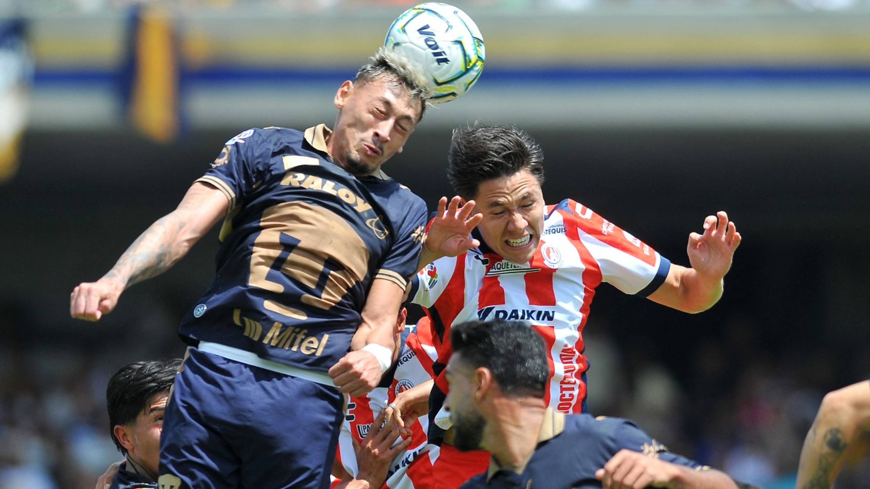 Atlético San Luis vence a Pumas y desata reclamos a Esteban Solari en México