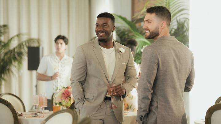 All American -- “Victory Lap” -- Image Number: ALA613b_0020r -- Pictured (L-R): Daniel Ezra as Spencer James and Cody Christian as Asher Adams -- Photo: Troy Harvey/The CW -- © 2024 The CW Network, LLC. All Rights Reserved.
