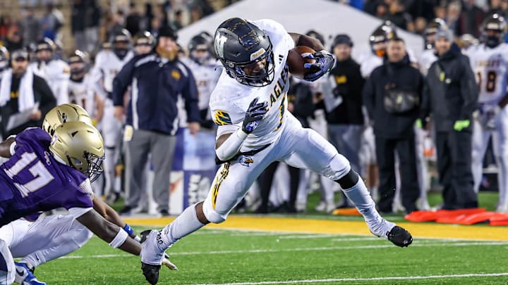 Liberty North Eagles play Christian Brothers College in a 2023 Missouri high school football game. Liberty North Eagles play Christian Brothers College in a 2023 Missouri high school football game.