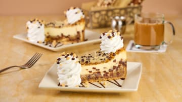 The Cheesecake Factory Announces a NEW Cookie Dough Lover’s Cheesecake with Pecans for National Cheesecake Day, 7/30. Image courtesy of Cheesecake Factory
