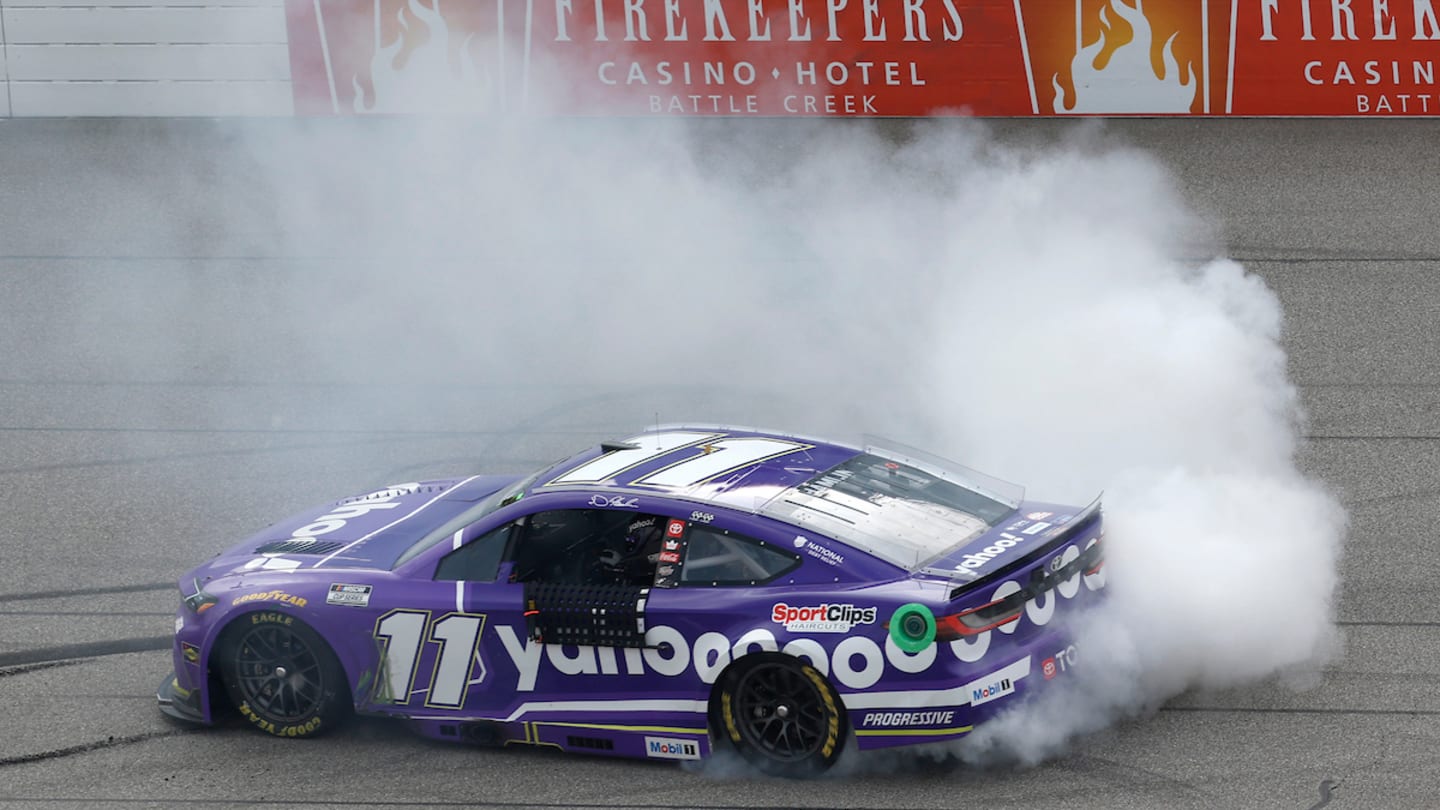 Good to The Last Drop: Denny Hamlin Earns Fuel Mileage Win in Michigan