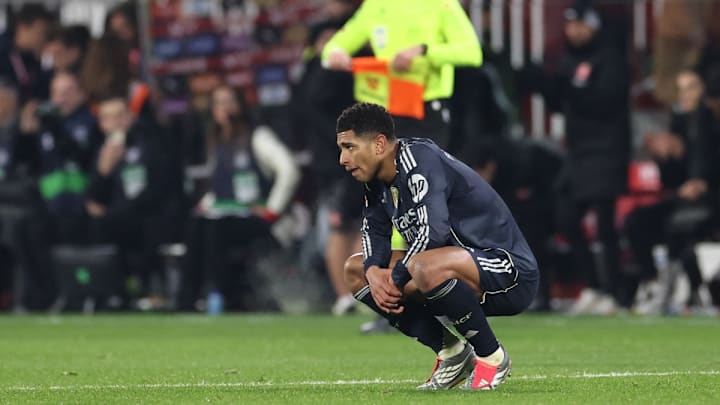 Jude Bellingham se lamenta, luego del empate entre el Real Madrid y el Girona Jude Bellingham se lamenta, luego del empate entre el Real Madrid y el Girona
