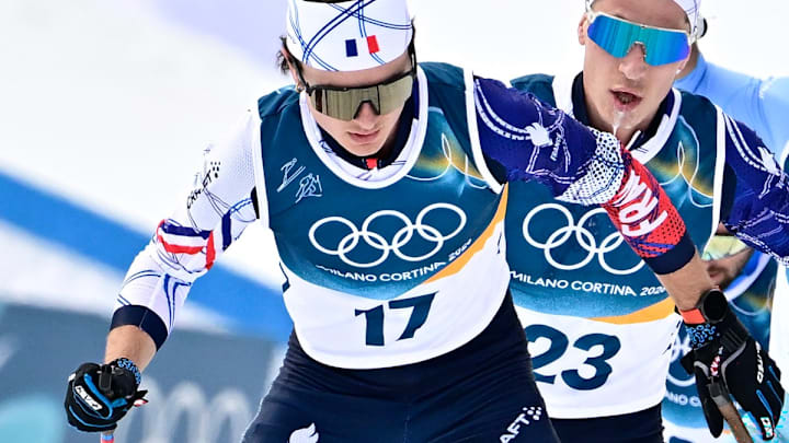 El equipo francés de la prueba combinada nórdica. El equipo francés de la prueba combinada nórdica.