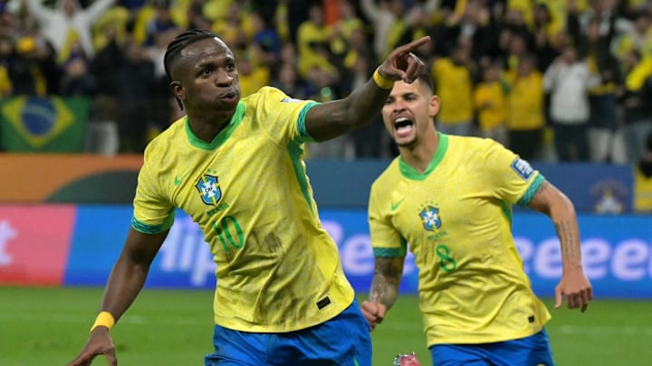 Vinicius Jr. se encargó de anotar el gol que le dio la clasificación a Brasil.
