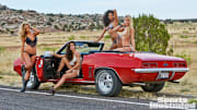 Hannah Ferguson, Sara Sampaio, Ariel Meredith and Ashley Smith were photographed by Ben Morris on U.S. Route 66.