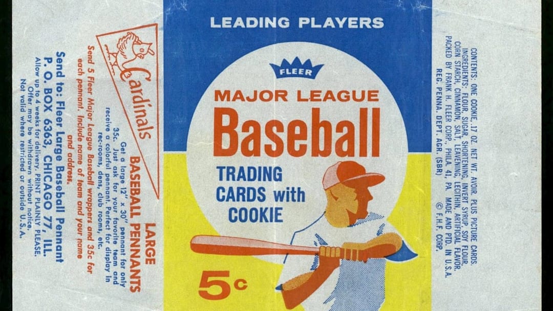 1963 Fleer Baseball - Wax Pack Wrapper