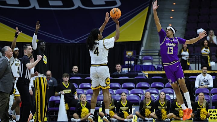 Tylik Weeks drains a 3-pointer in Southern Miss' win over James Madison.