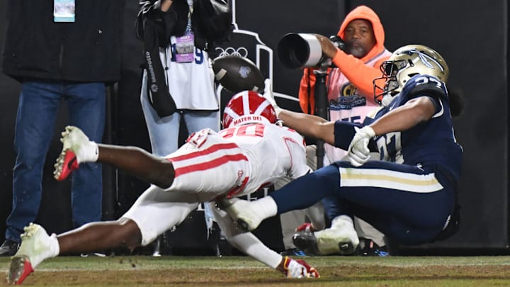 Mater Dei and St. John Bosco played in the CIF Southern Section Division 1 final November 24, 2023. Mater Dei and St. John Bosco played in the CIF Southern Section Division 1 final November 24, 2023.