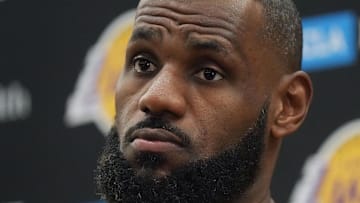 NBA Los Angeles Lakers forward LeBron James