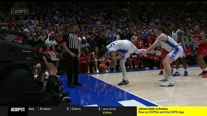 Kon Knueppel made quite the play to keep his teammate in bounds.