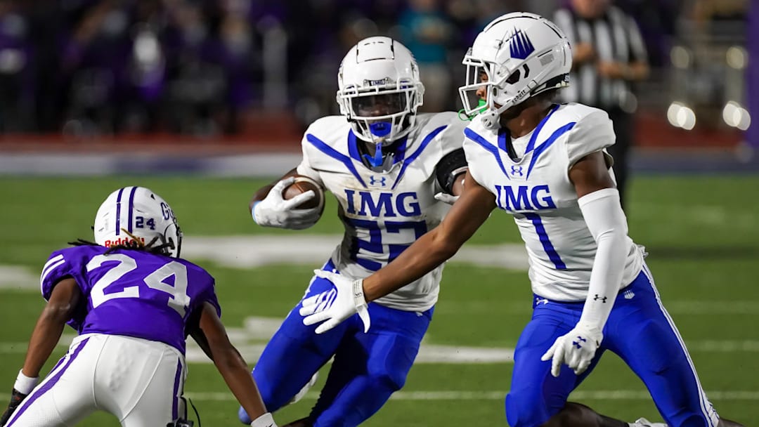 No. 6 IMG Academy faces No. 10 Cocoa on Friday, September 6 in a battle of nationally-ranked high school football teams.