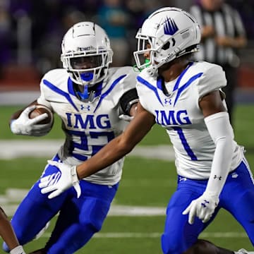 No. 6 IMG Academy faces No. 10 Cocoa on Friday, September 6 in a battle of nationally-ranked high school football teams.