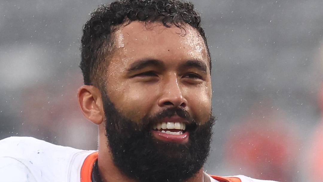 Denver Broncos linebacker Justin Strnad Denver Broncos linebacker Justin Strnad