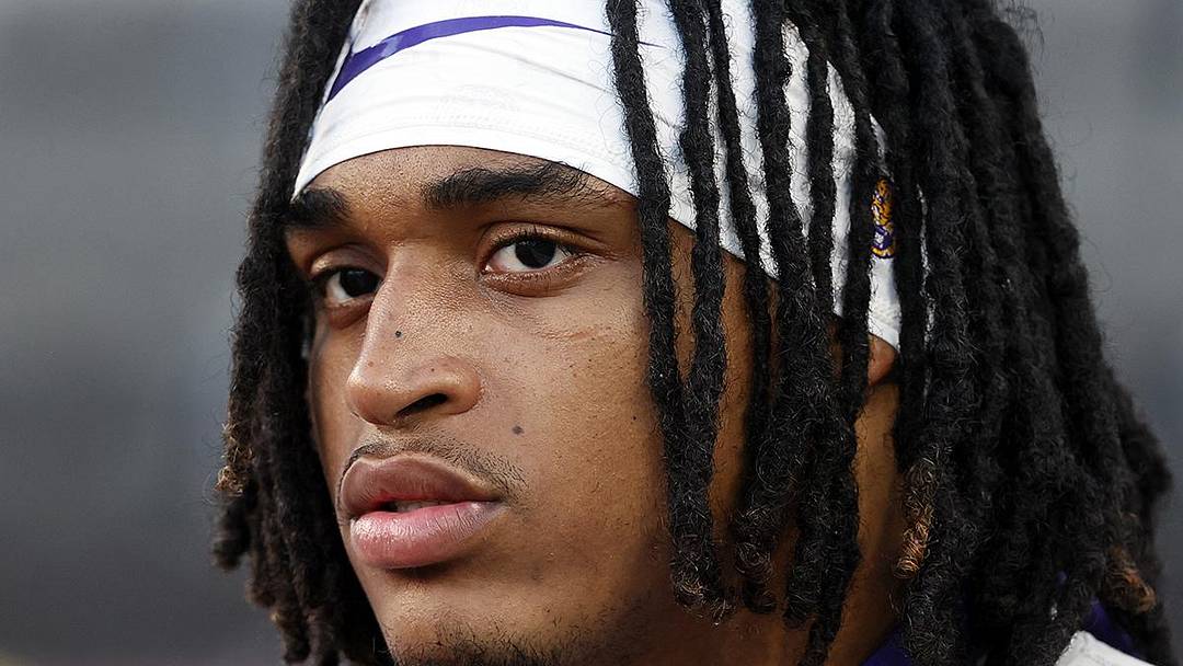 NCAA Football Louisiana State linebacker Harold Perkins Jr.