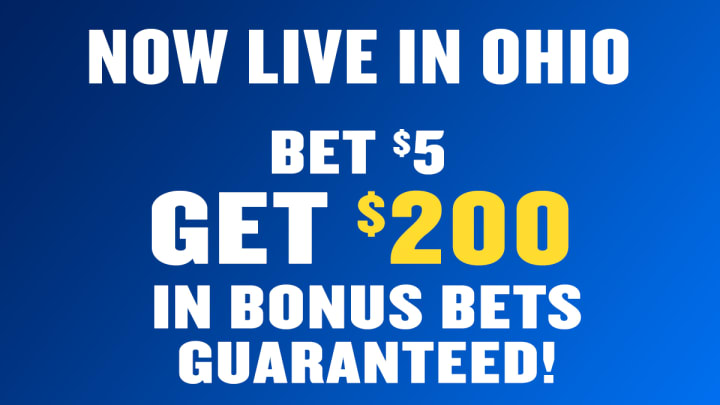 FanDuel Sportsbook is live in Ohio and residents can take advantage of the Bet $5, Get $200 in Bonus Bets promo.