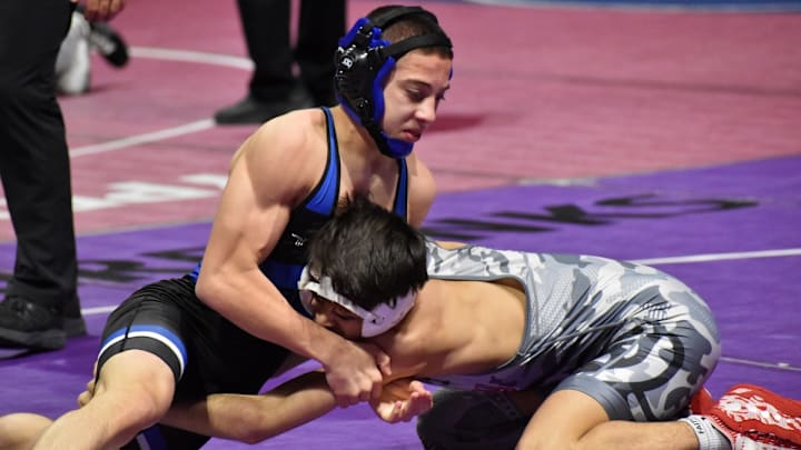 Midlothian's Charles Alvarez won his second straight Class 5A championship on Saturday. 