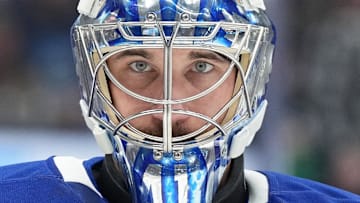 NHL Toronto Maple Leafs goaltender Anthony Stolarz