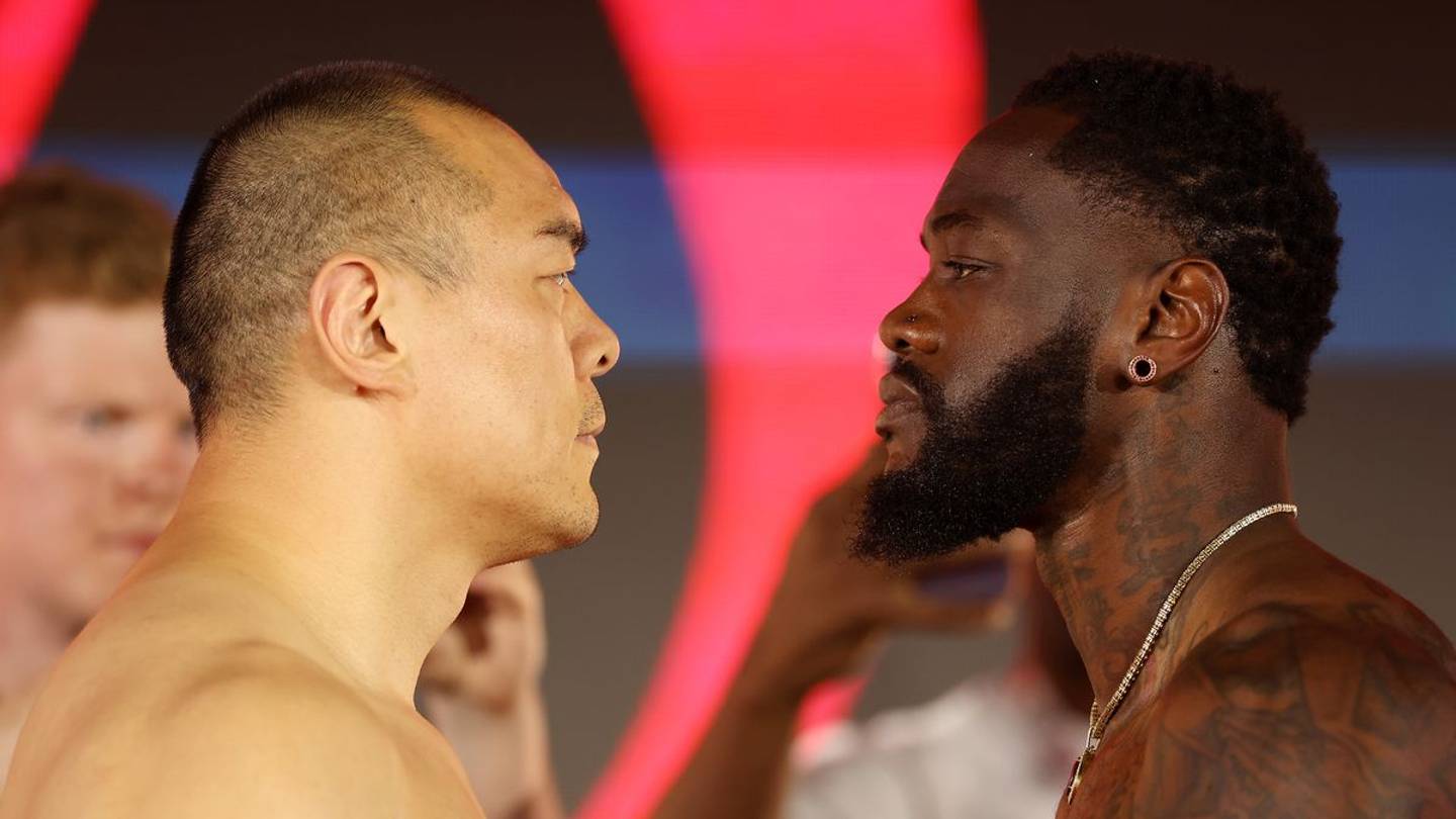 Boxing Tonight:Deontay Wilder vs. Zhilei Zhang How To Watch, Time, Betting Odds & Mor - Vimarsana News
