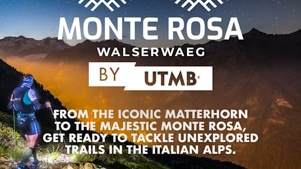 A poster of the UTMB trail race