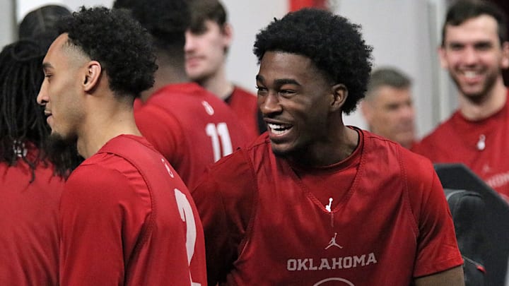 Oklahoma forward Jacolb Fredson-Cole Oklahoma forward Jacolb Fredson-Cole
